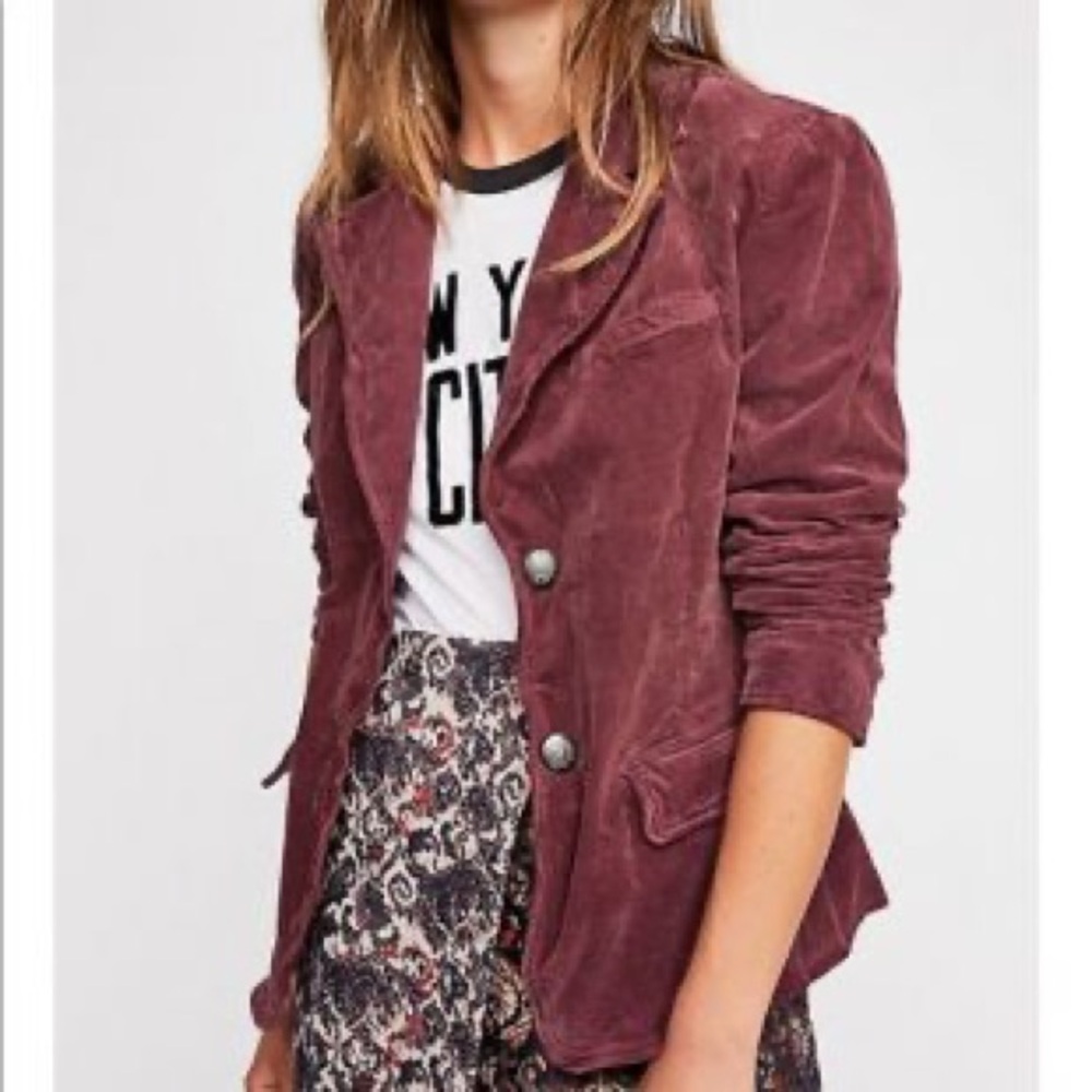 Free People Byron Corduroy Blazer
